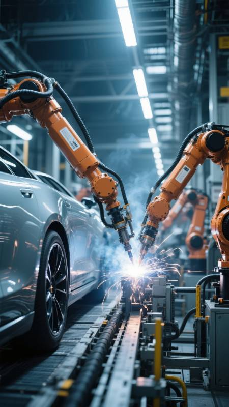 智能焊接生产线图片