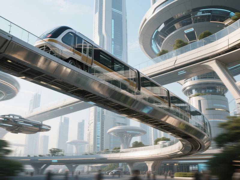 未来城市轨道交通图片