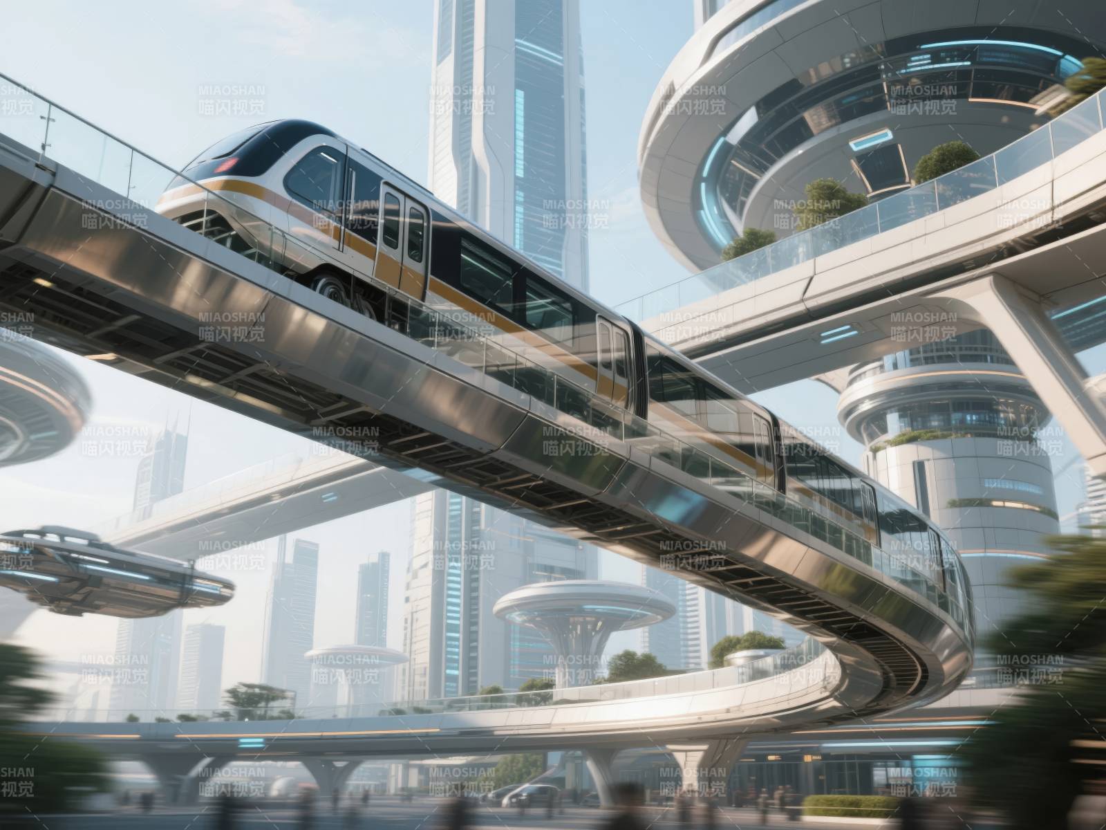 未来城市轨道交通图片