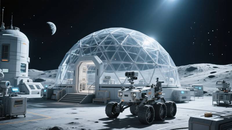 月球基地探索图片