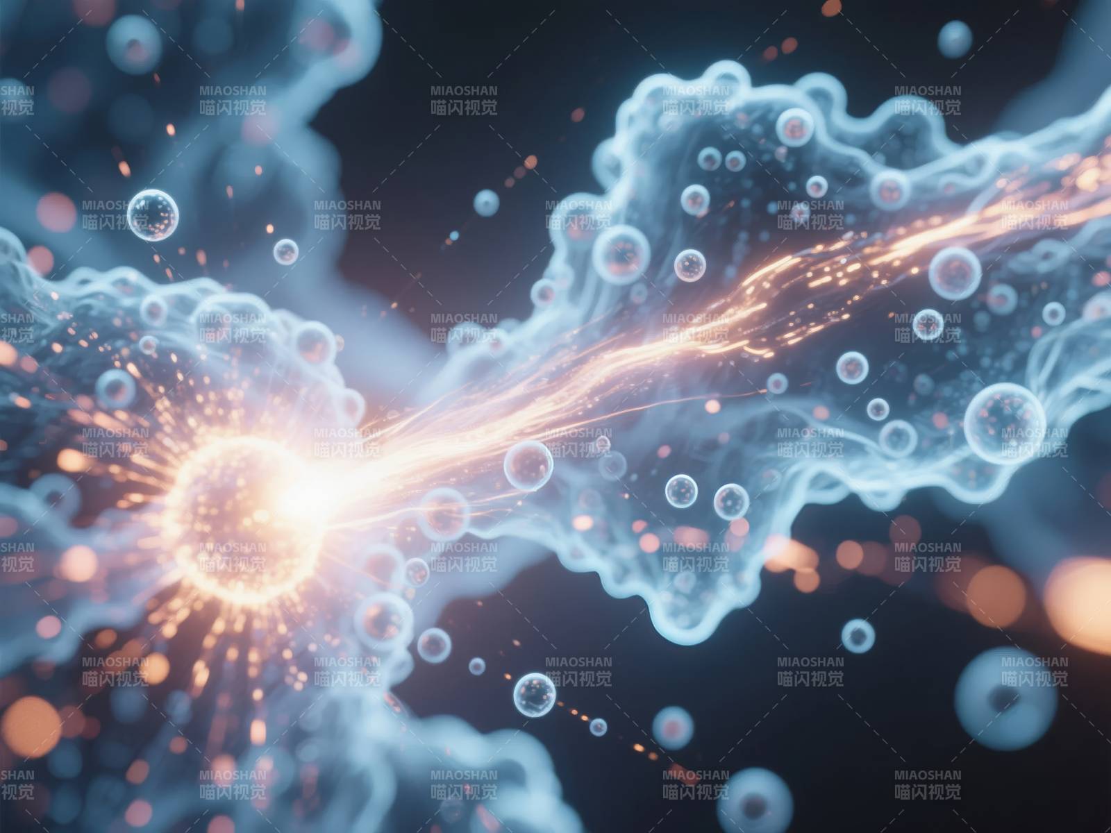 光流粒子绽放图片