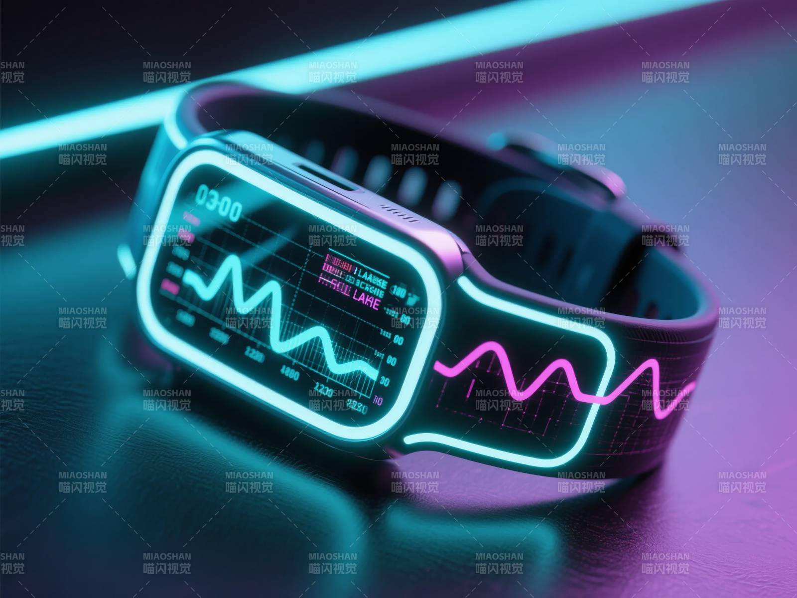 智能手表心率监测图片