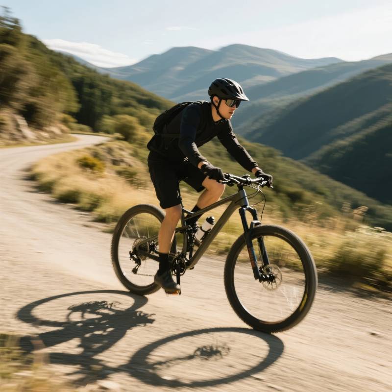 山地骑行 畅享自然图片