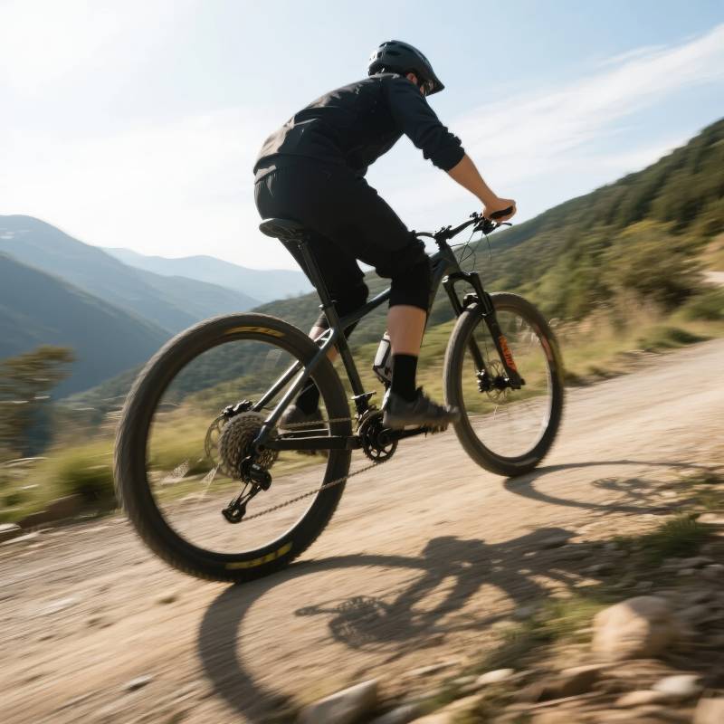 山地骑行 驰骋自然图片