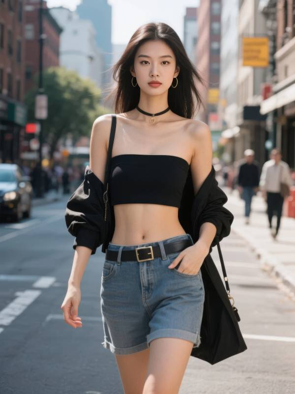 街头时尚穿搭图片