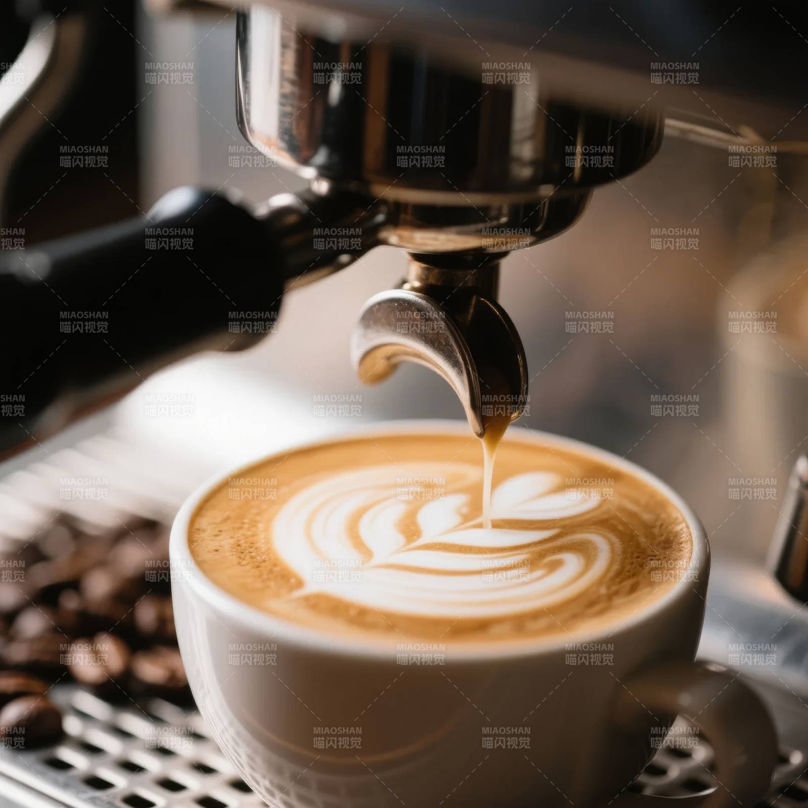 咖啡拉花艺术图片