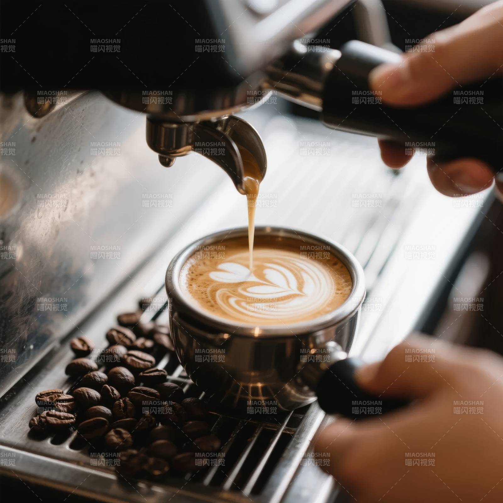 咖啡拉花艺术图片