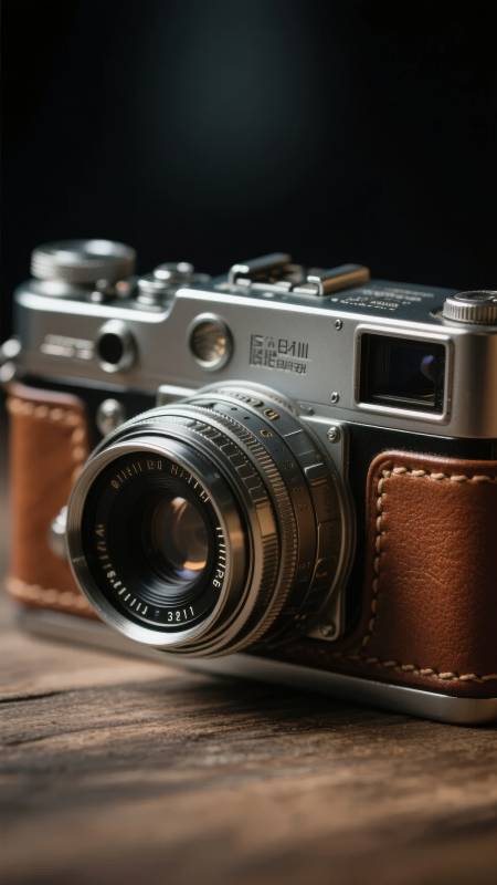 复古相机特写图片