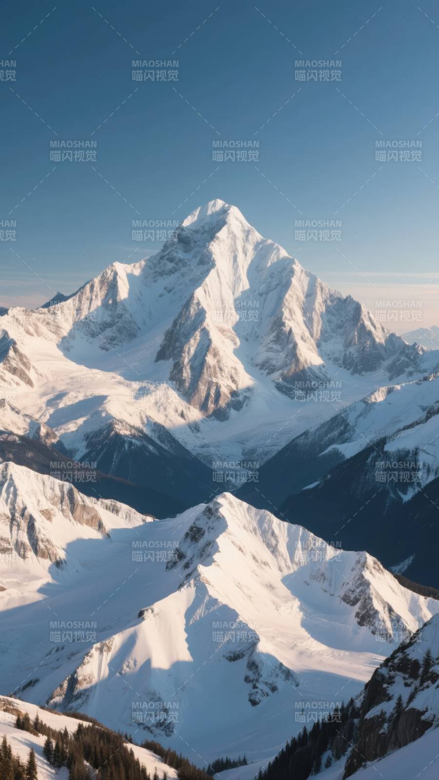 雪山巍峨 冰川壮丽图片