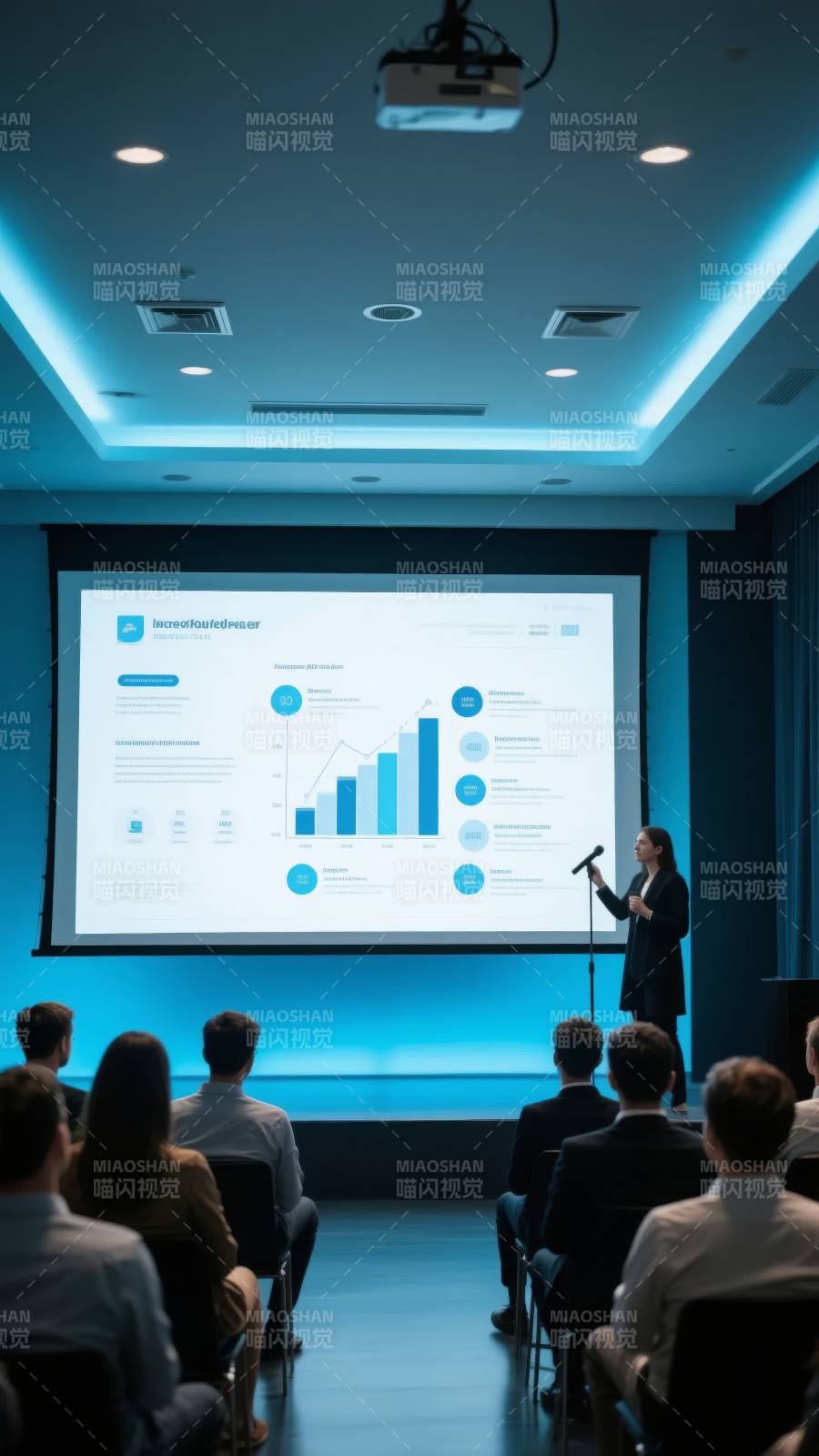 数据驱动未来演讲图片