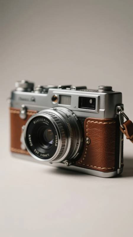 复古相机静物图片