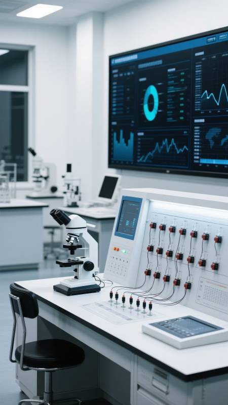 智能实验室全景图片