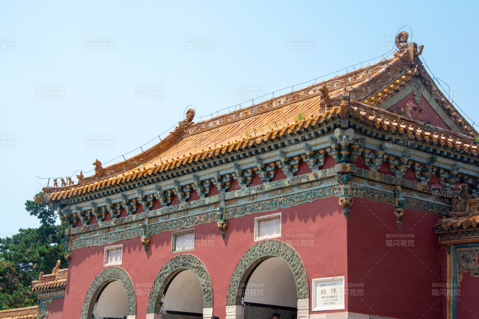 沈阳清昭陵古建筑图片