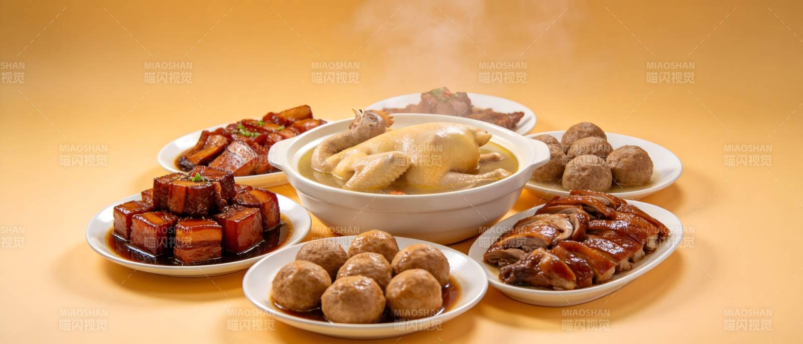 美味佳肴盛宴图片