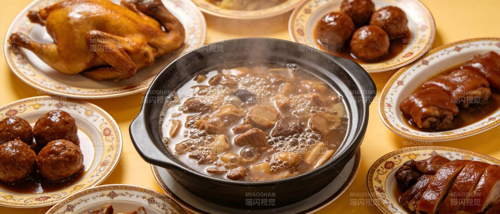 美味佳肴盛宴图片