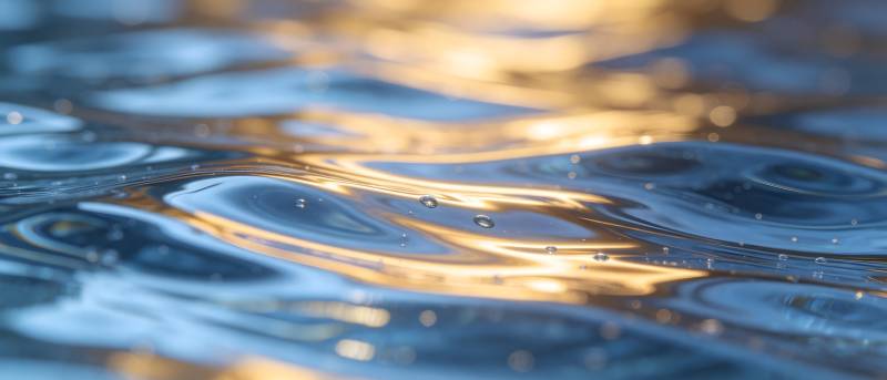 金色波光粼粼图片