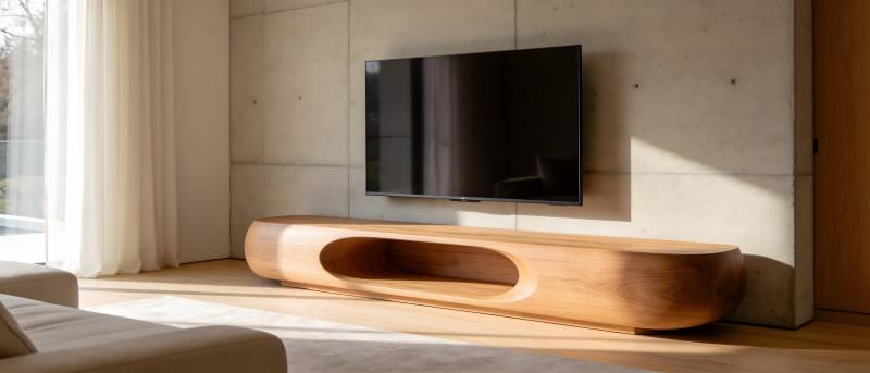 现代简约电视柜图片