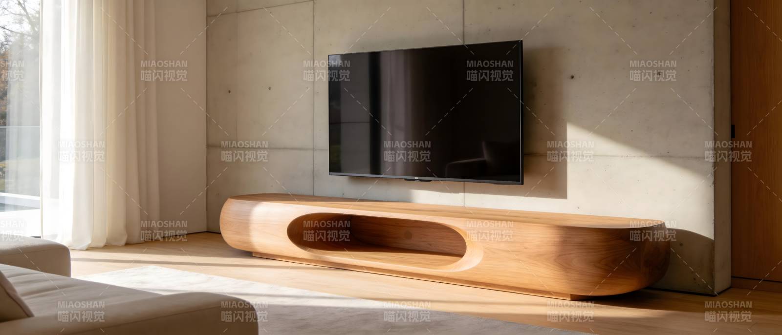 现代简约电视柜图片