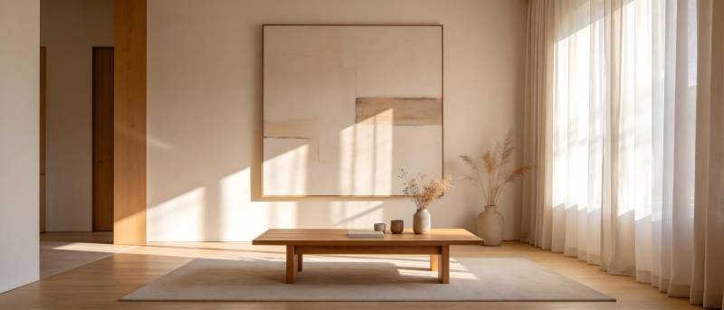 简约日式客厅图片