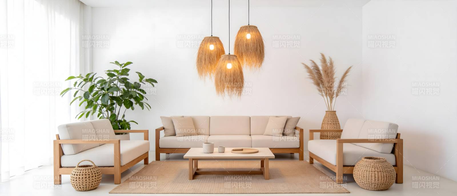 简约自然客厅设计图片