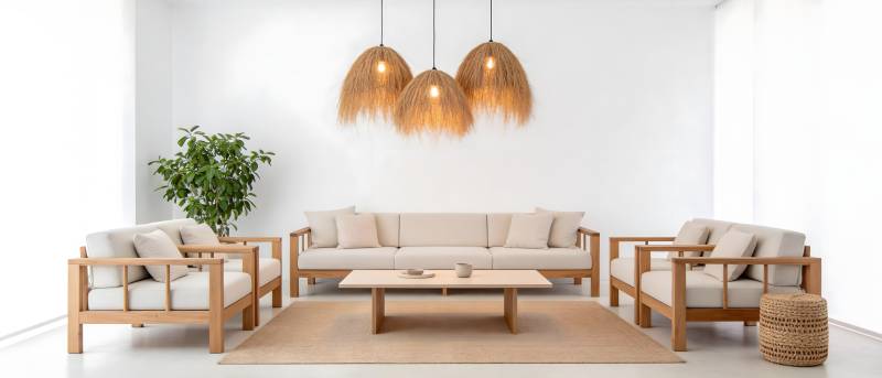 简约木质客厅设计图片