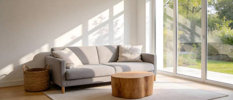 简约客厅阳光照耀图片