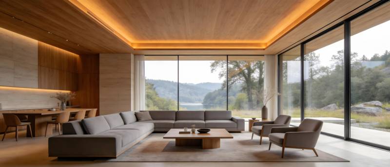 现代简约客厅设计图片