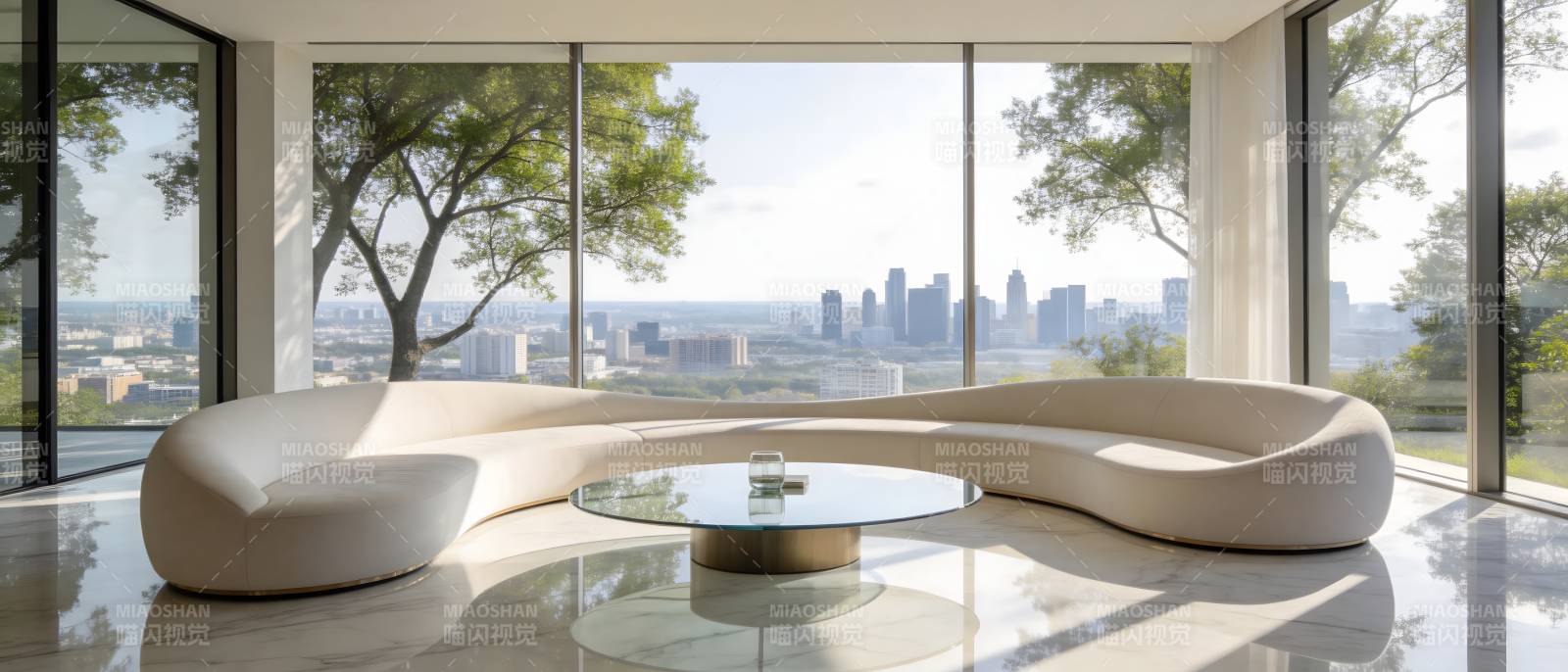 现代客厅观景设计图片