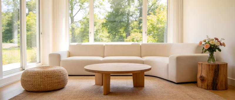 简约客厅 自然光满溢图片