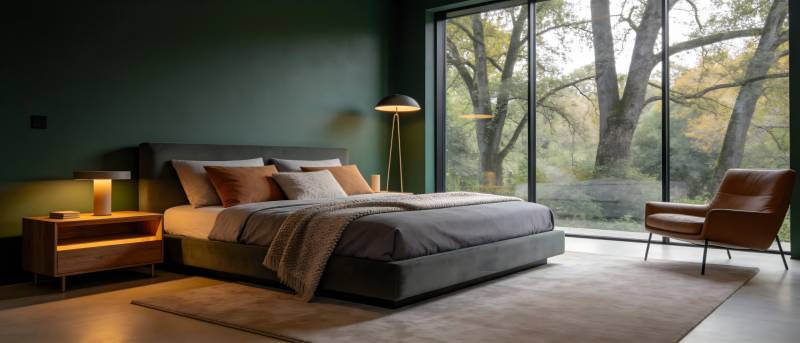 现代卧室美景图片