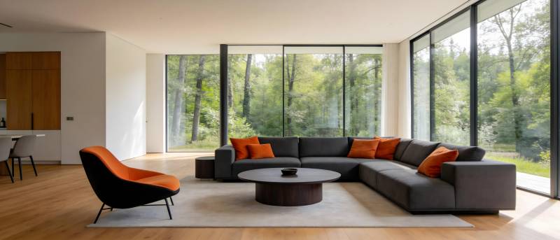 现代客厅 自然光满溢图片