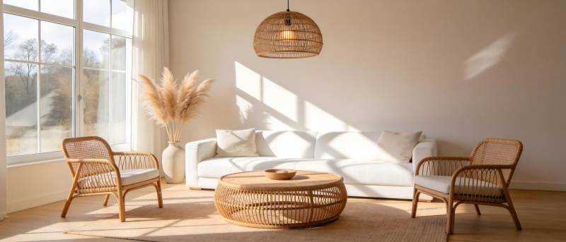 简约客厅阳光照耀图片