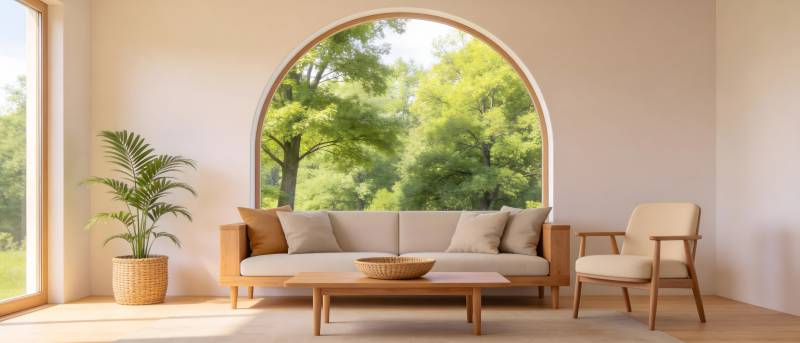 自然光下的温馨客厅图片