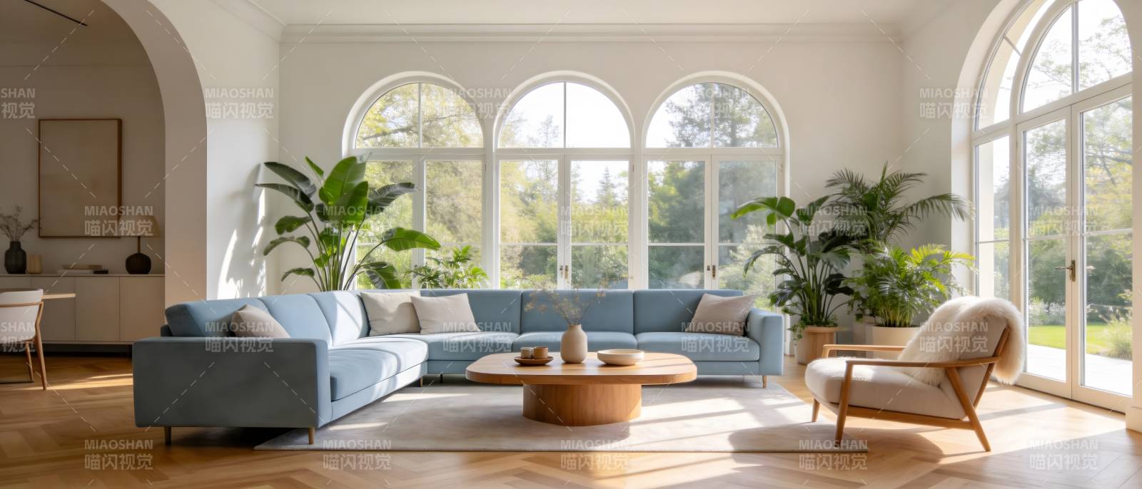 现代客厅 明亮舒适图片