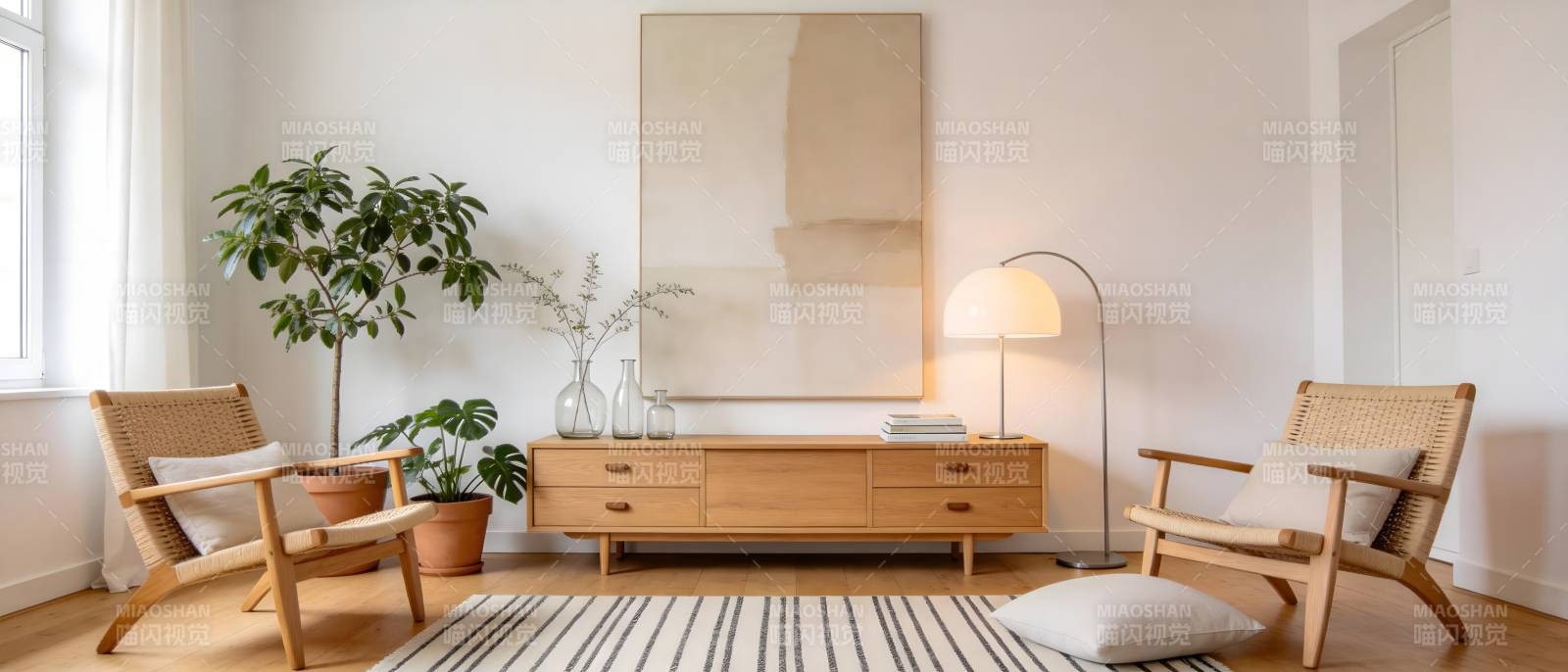 简约北欧风客厅图片