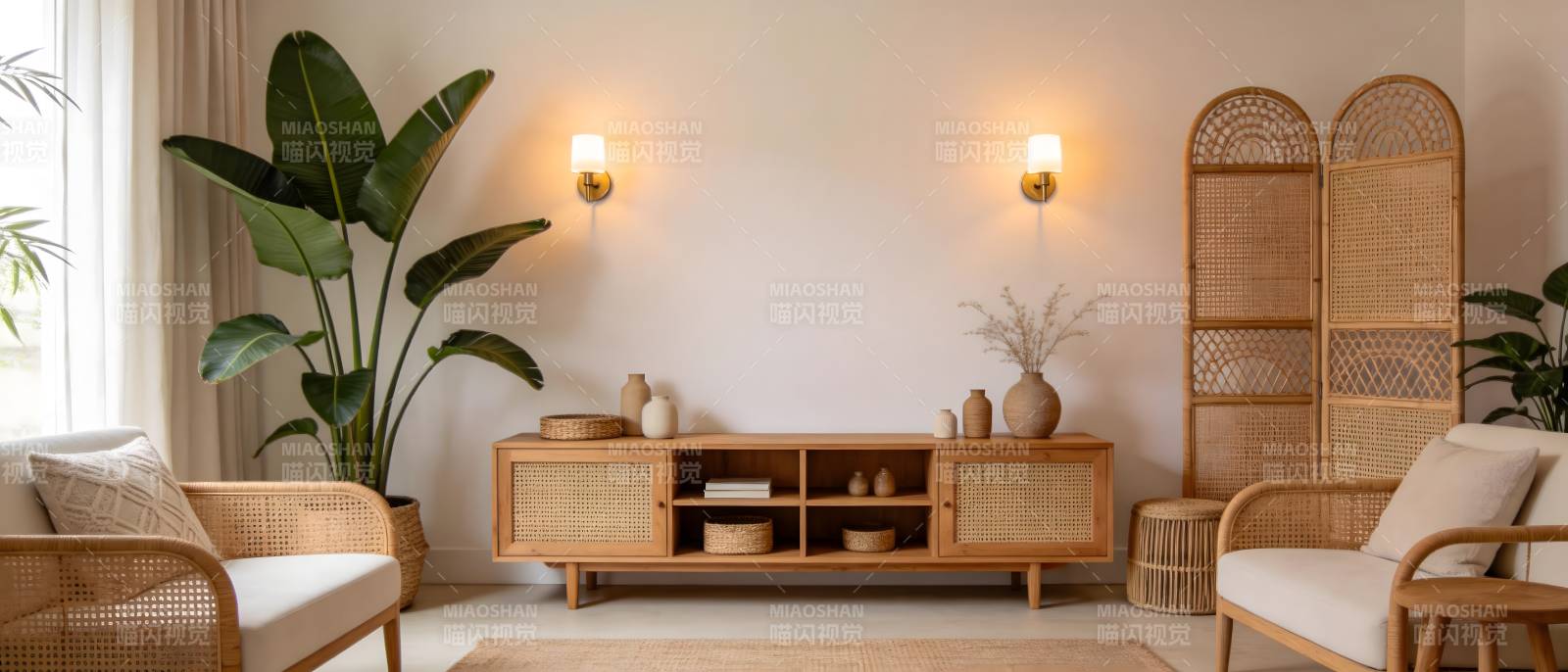 温馨自然风客厅图片