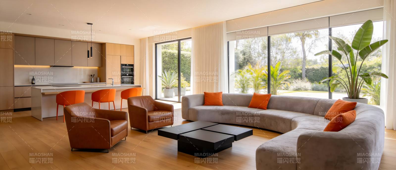 现代简约客厅设计图片