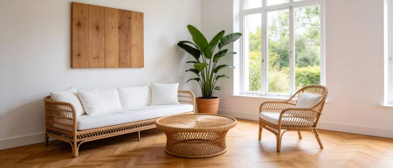 简约自然客厅布置图片