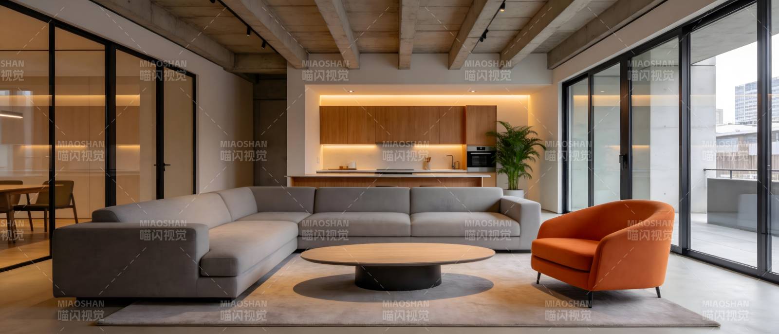 现代简约客厅设计图片