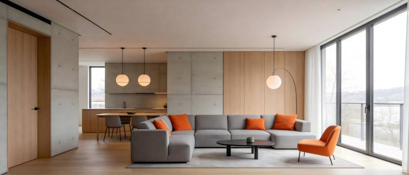 现代简约客厅设计图片