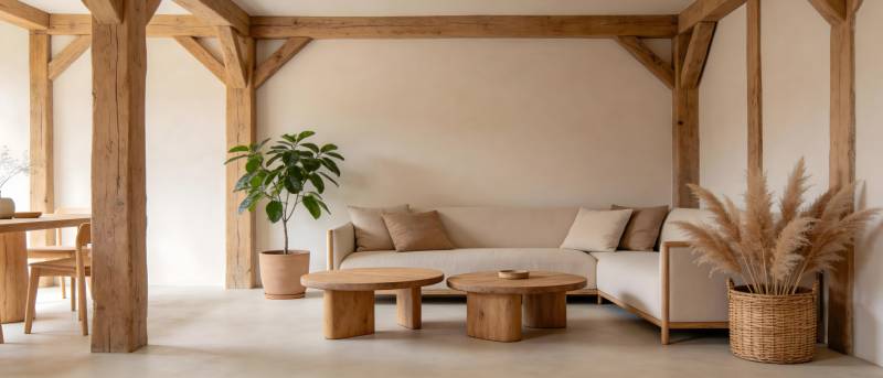 简约木质客厅设计图片