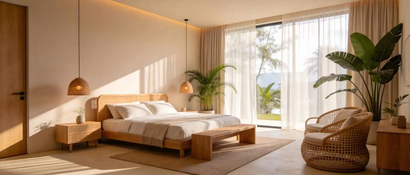 温馨卧室 自然光满溢图片