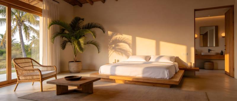 热带风情卧室图片