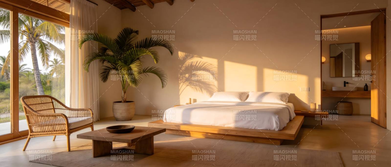 热带风情卧室图片