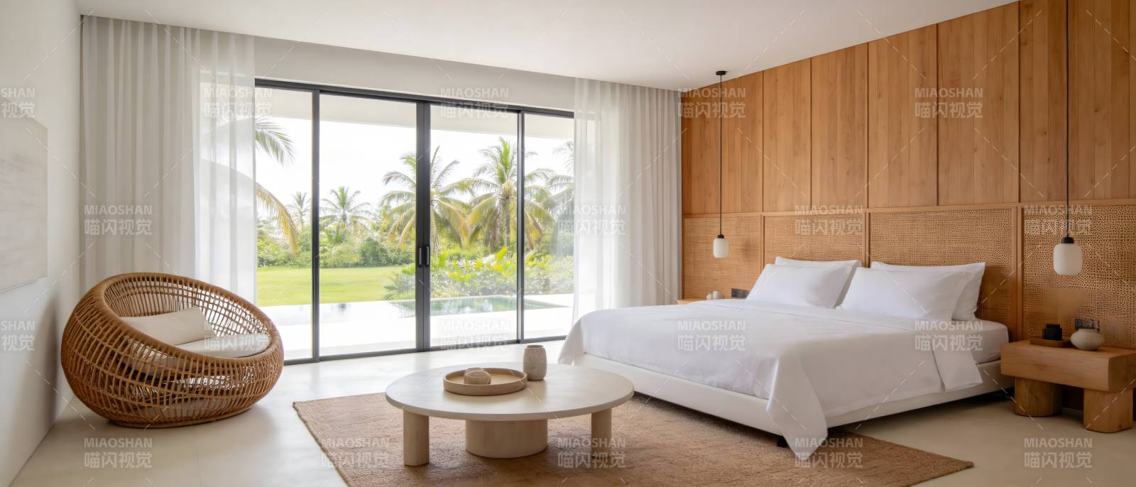 热带风情卧室图片