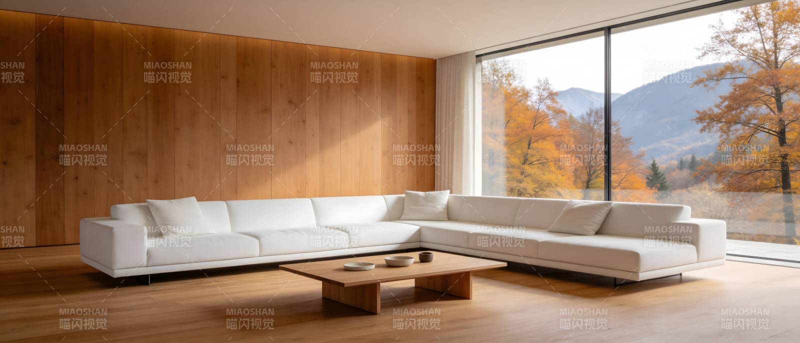 现代简约客厅美景图片