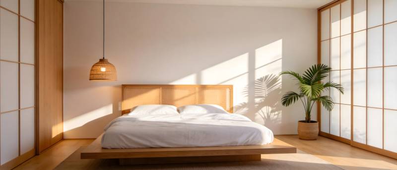日式简约卧室图片