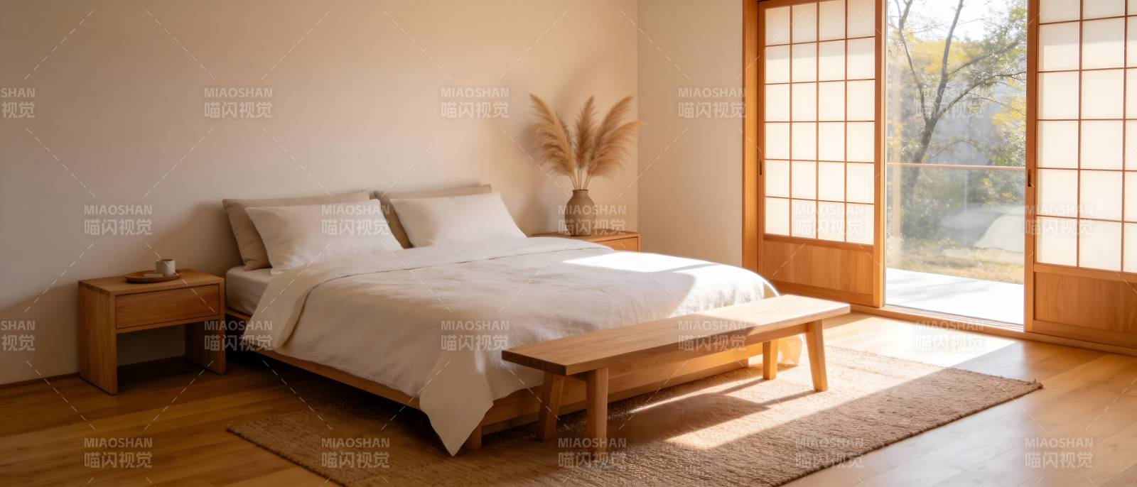 日式简约卧室图片