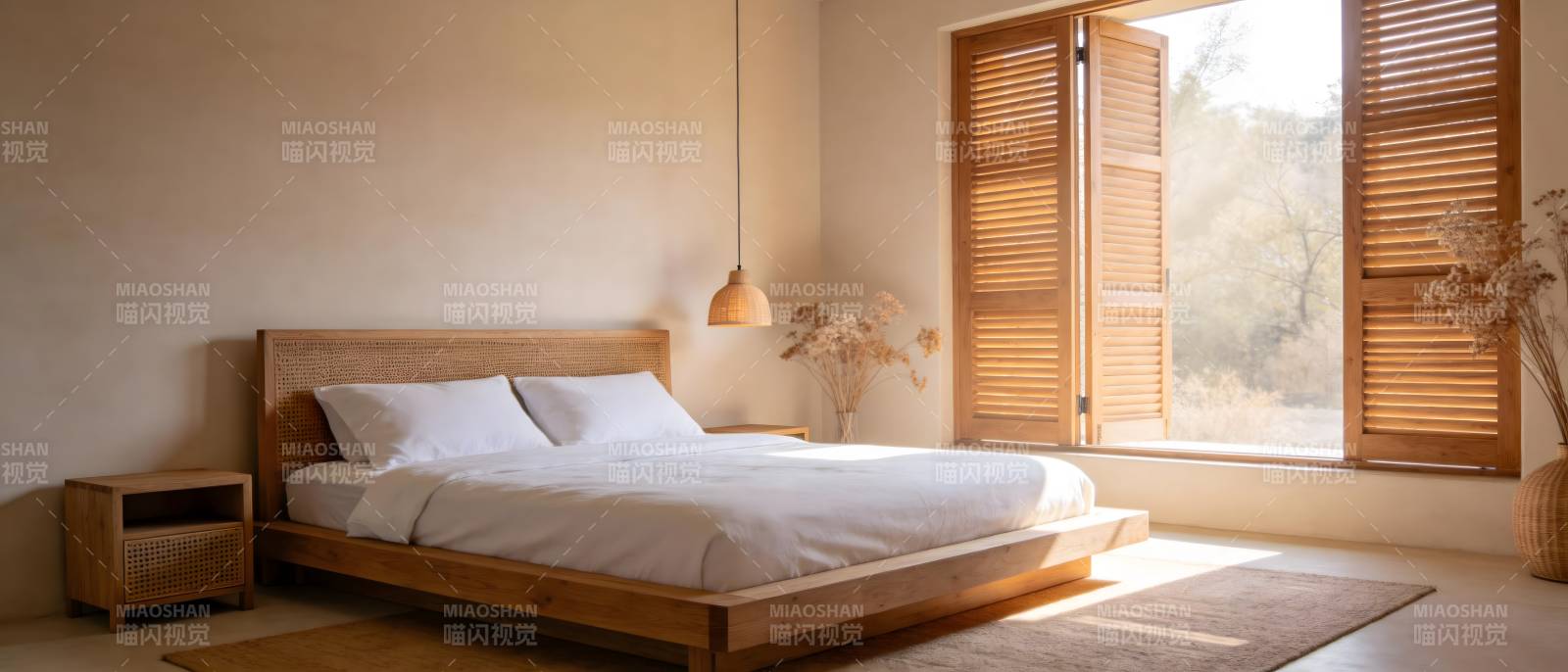 温馨木质卧室图片