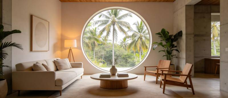 热带风情客厅图片